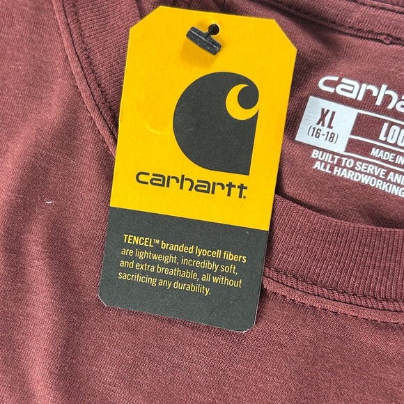 Carhartt Womens XL Loose Fit Lightweight Long Sleeve T-Shirt TK6308-W NEW - Picture 8 of 11